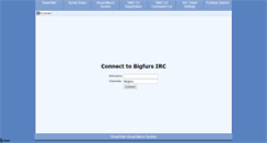 Desktop Screenshot of irc.bigfurs.com
